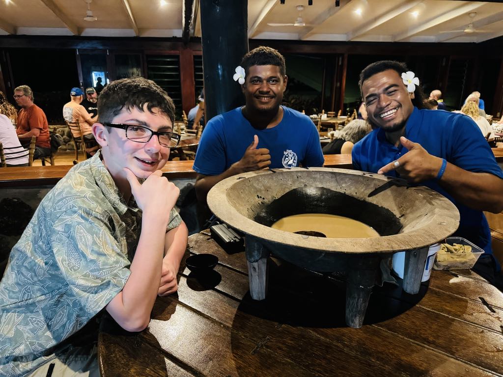 Traditional kava ceremony in Fiji