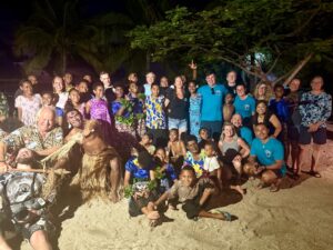 GAS'D travelers together during a group dive trip in Fiji