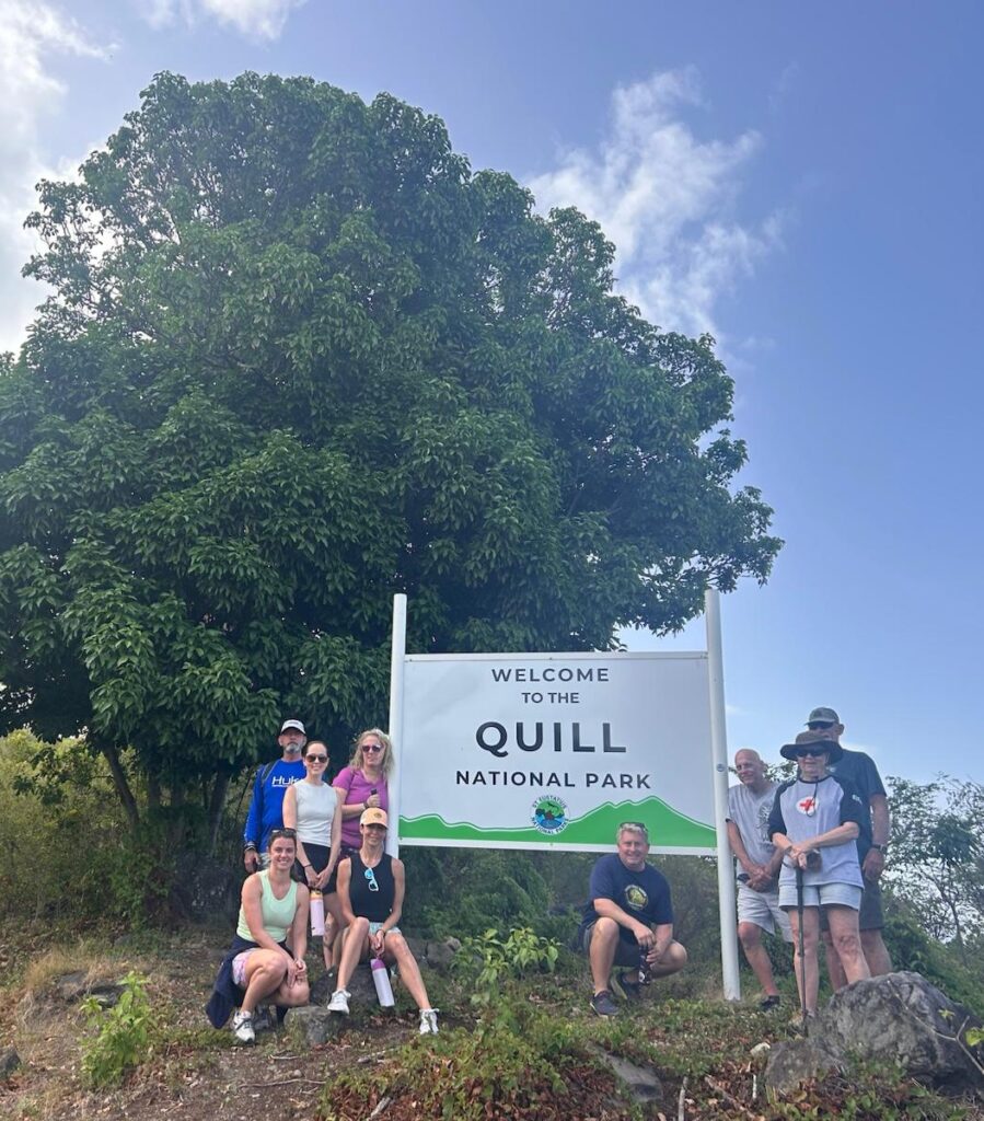 Hikers getting ready to explore Quill National Park