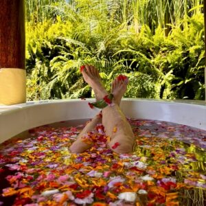 Spa treatment during a Bali dive trip
