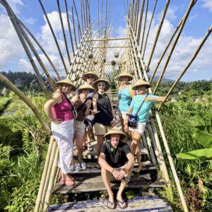 GAS Divers Group Photo At a Rice Field in Bali